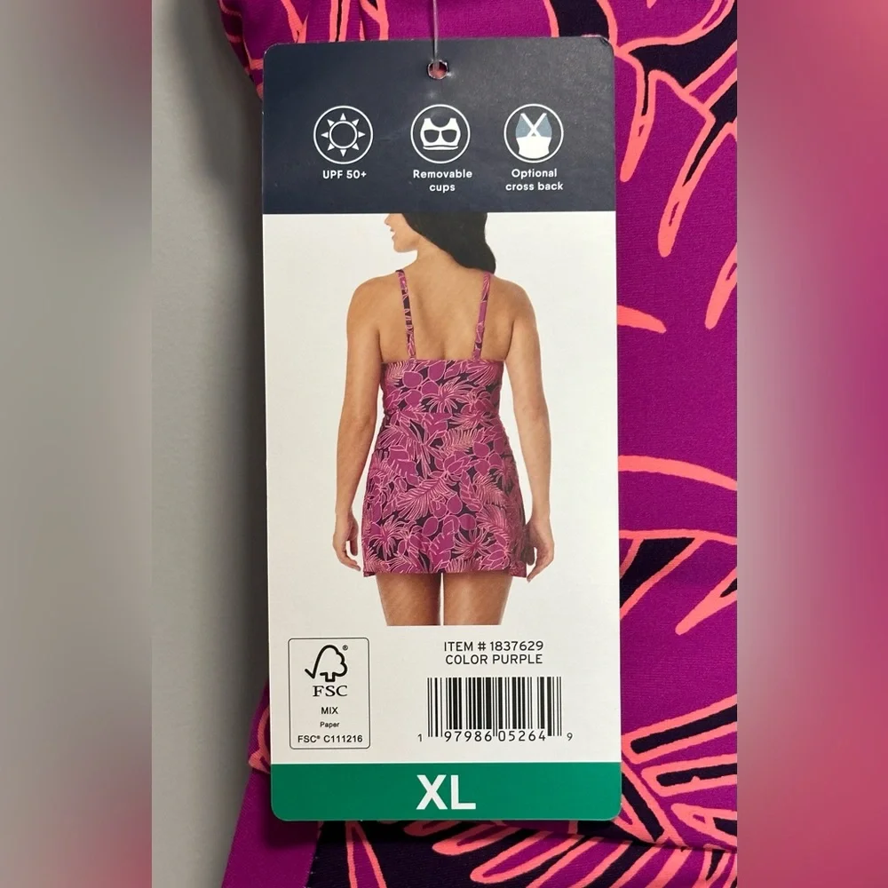 🌊 Lands' End Women's Wrap Swim Dress – Sizes S–XL NWT 🌊 - Picture 10 of 11